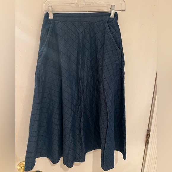 EUC A Line Denim Skirt FOREVER 21 Size S WORK Vintage Jean denim - Picture 1 of 7